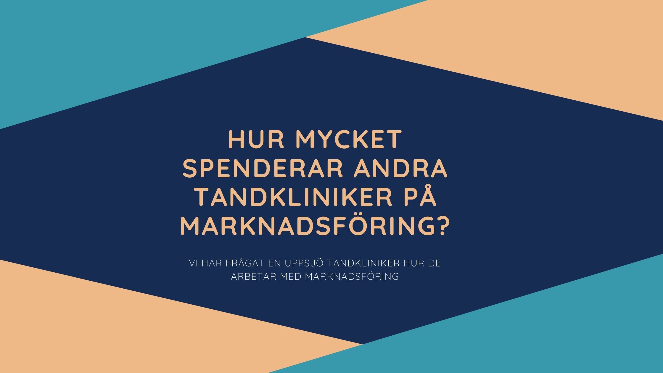 Hur mycket spenderar andra tandklinker på marknadsföring? 